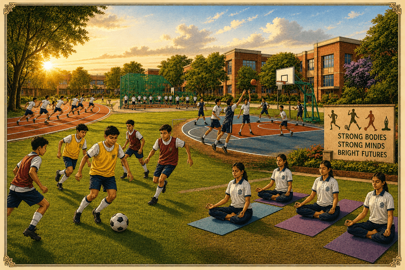 Green Campus environment at ADITI VIDYANIKETAN